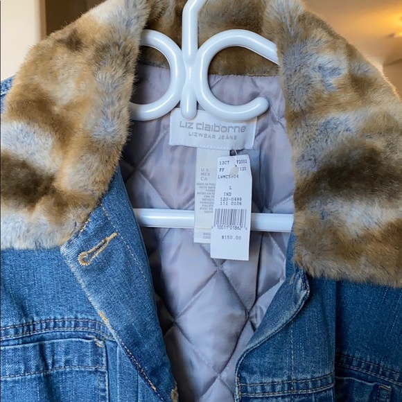 Brand New Liz Claiborne denim coat - Picture 2 of 3